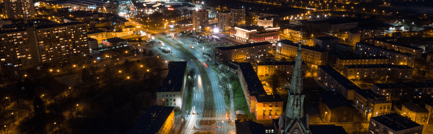 Панорама ночного города