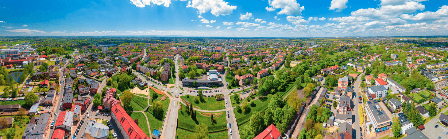 Панорама города
