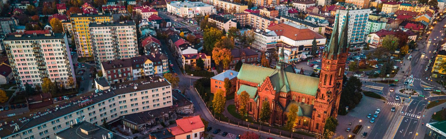Панорама города