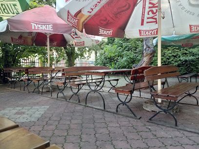 Biergarten, рядом с вокзалом Będzin Miasto
