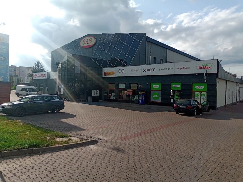 Centrum Handlowe SAS, торговый центр рядом с вокзалом Бяла Подляска