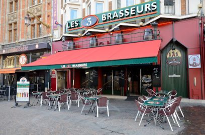 3 Brasseurs Lille, рядом с вокзалом Lille Flandres