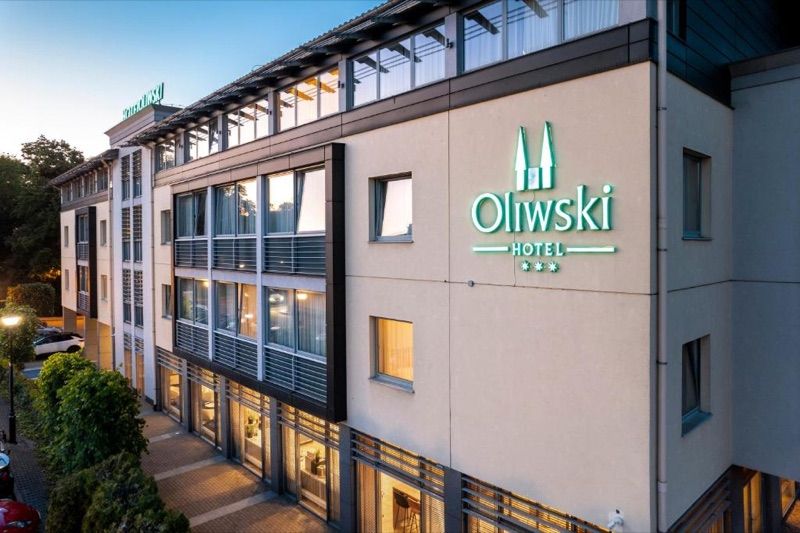 Hotel Oliwski, жильё рядом с вокзалом Гданьск-Олива