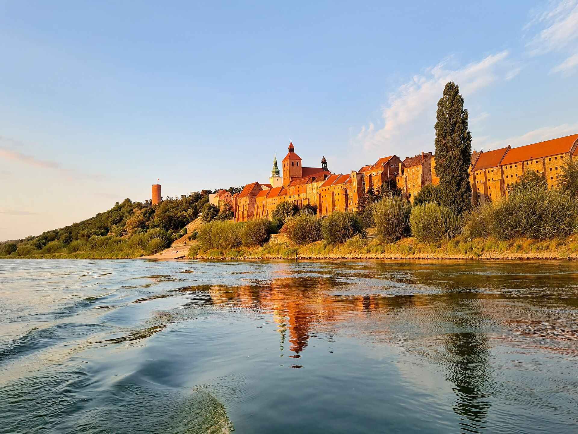 Panorama Grudziądza, atrakcja w pobliżu dworca Grudziądz