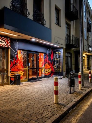 Fire Burger Pizza Grybów, рядом с вокзалом Grybów
