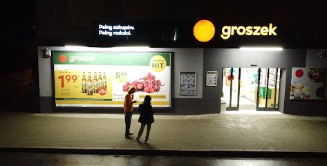 Groszek - Sklep Spożywczo-przemysłowy, магазин рядом с вокзалом Ясло
