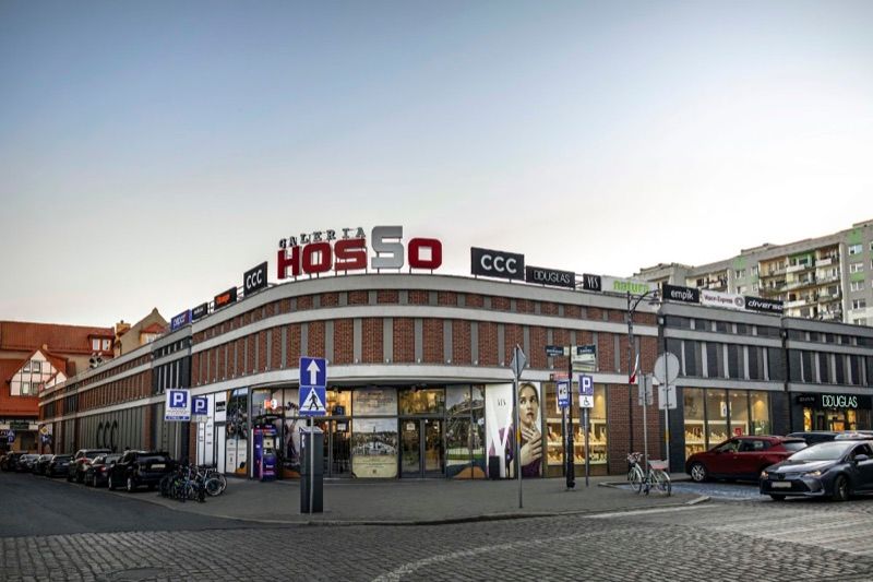 Galeria Hosso, торговый центр рядом с вокзалом Колобжег
