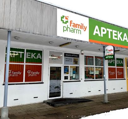 Apteka Familypharm, магазин рядом с вокзалом Łódź Żabieniec