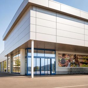 Lidl, sklep przy dworcu Mońki