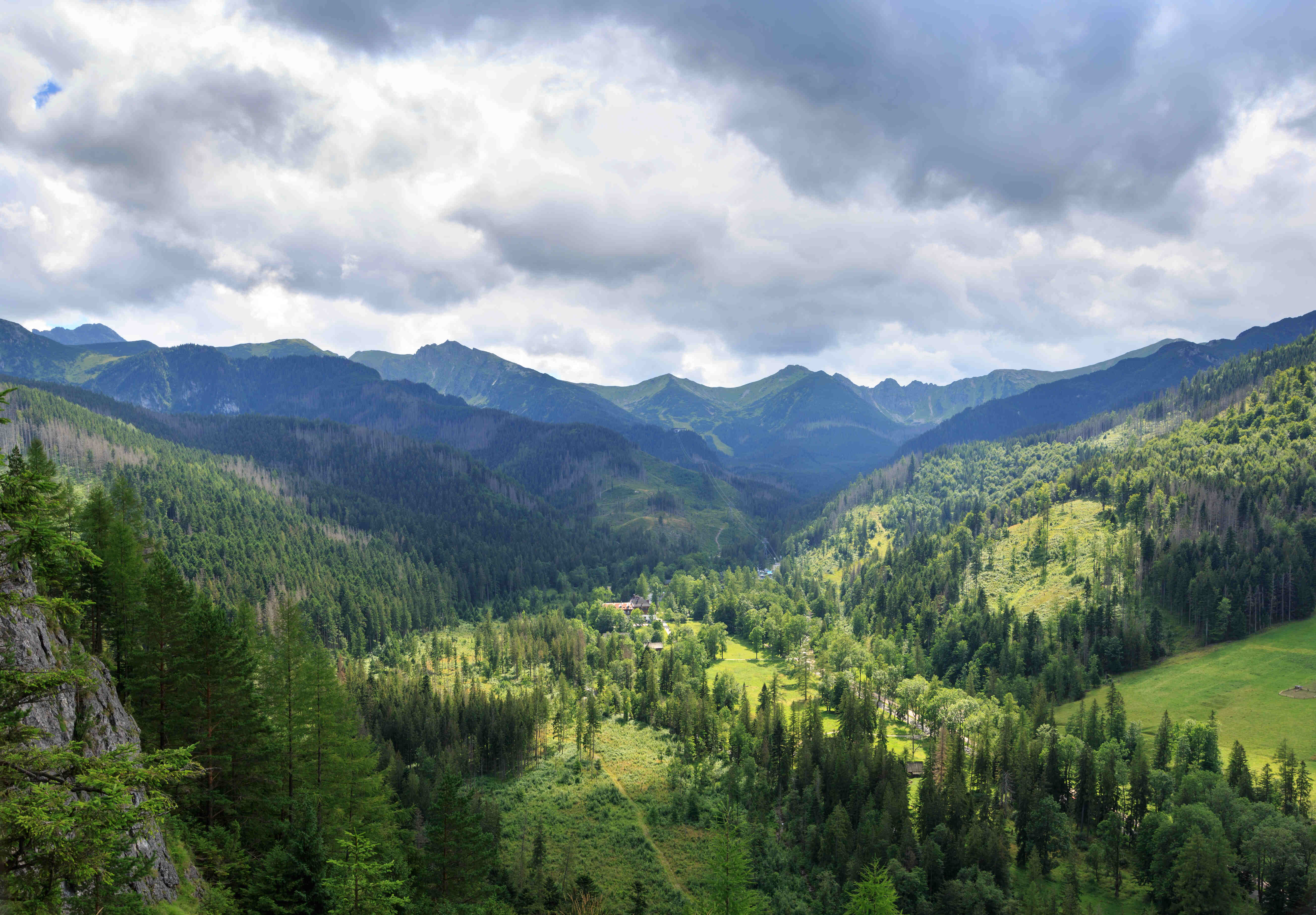 Панорама гор Татры