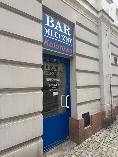 Kolorowa s.c. Bar mleczny. Chłoń-Gazur K., Warzocha A., рядом с вокзалом Nowa Ruda