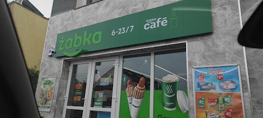 Żabka, магазин рядом с вокзалом Pabianice
