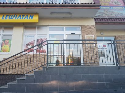 Lewiatan, магазин рядом с вокзалом Sokółka