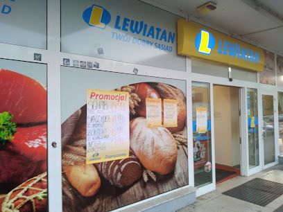 Lewiatan, магазин рядом с вокзалом Solec Kujawski