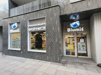 Sklep spożywczy Blumiś, магазин рядом с вокзалом Warszawa Główna
