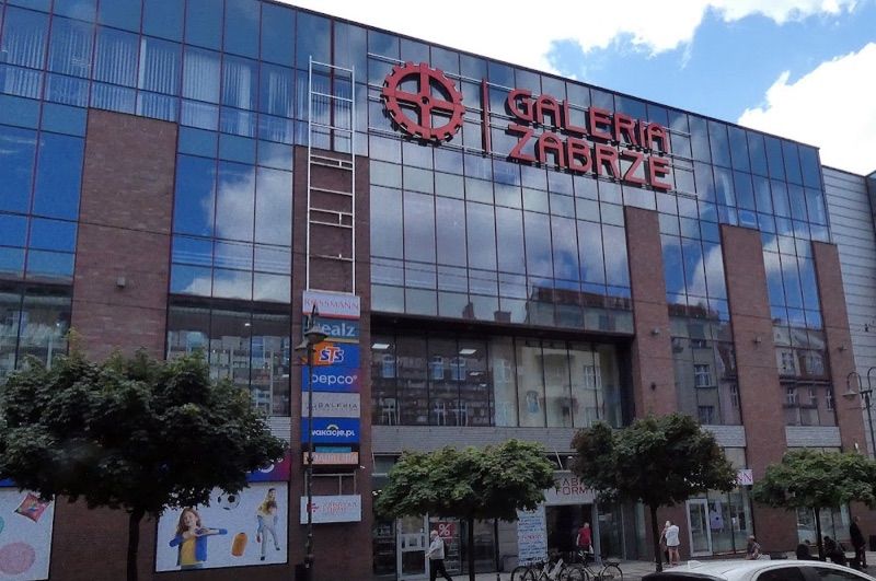 Galeria Zabrze, торговый центр рядом с вокзалом Dworzec Kolejowy Zabrze