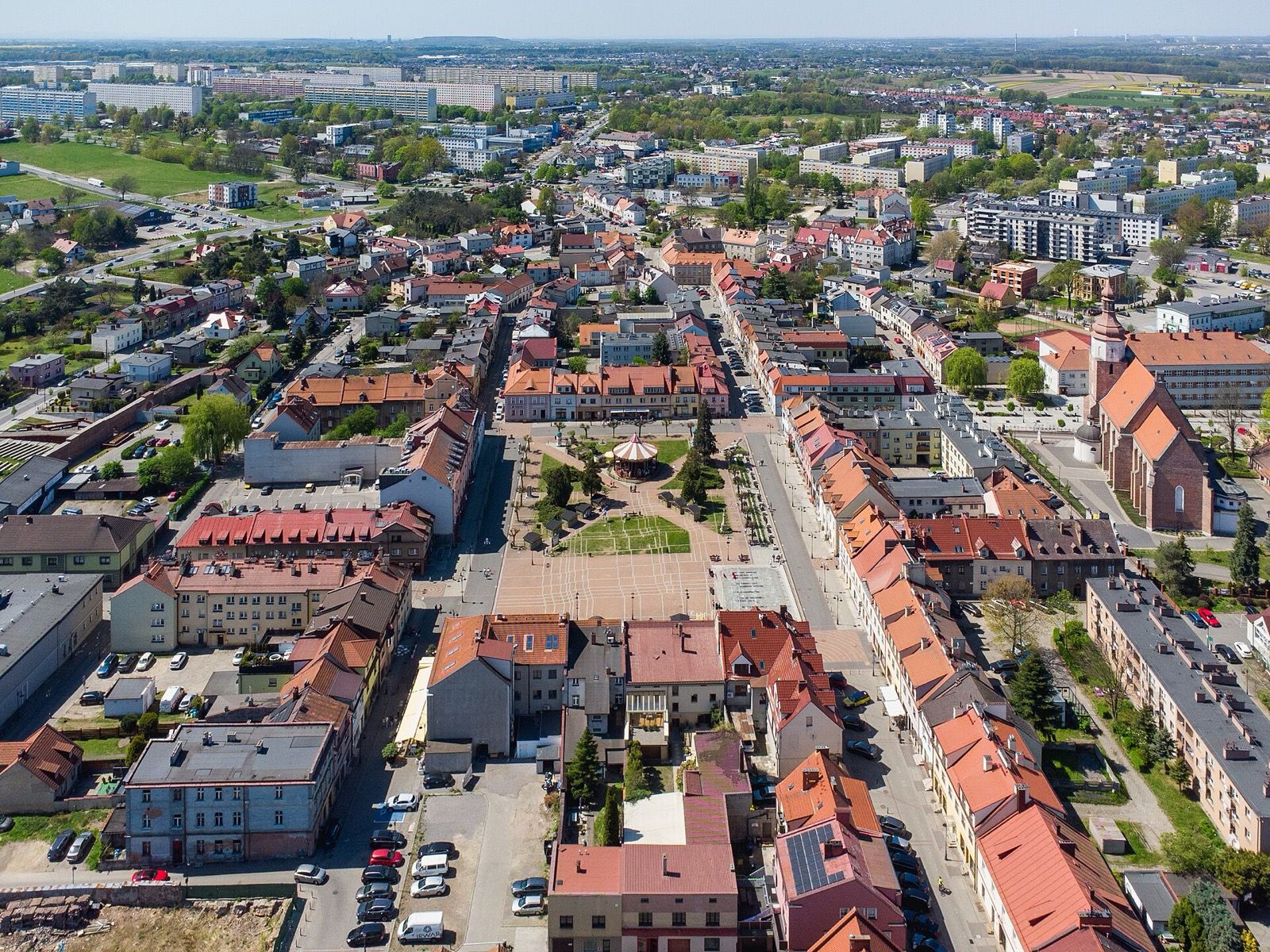 Rynek w Żorach, atrakcja w pobliżu dworca Żory