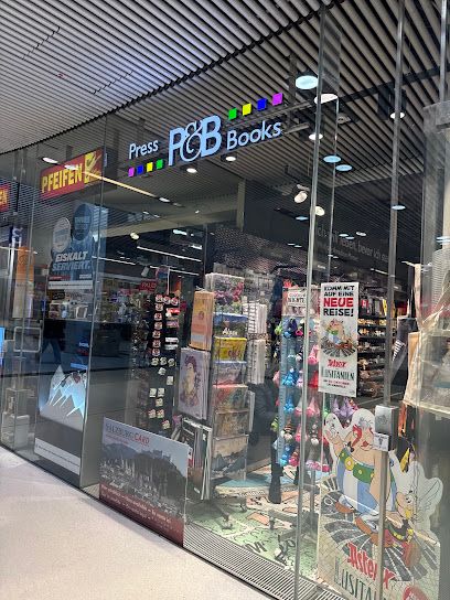 Press & Books, магазин рядом с вокзалом Salzburg Hauptbahnhof
