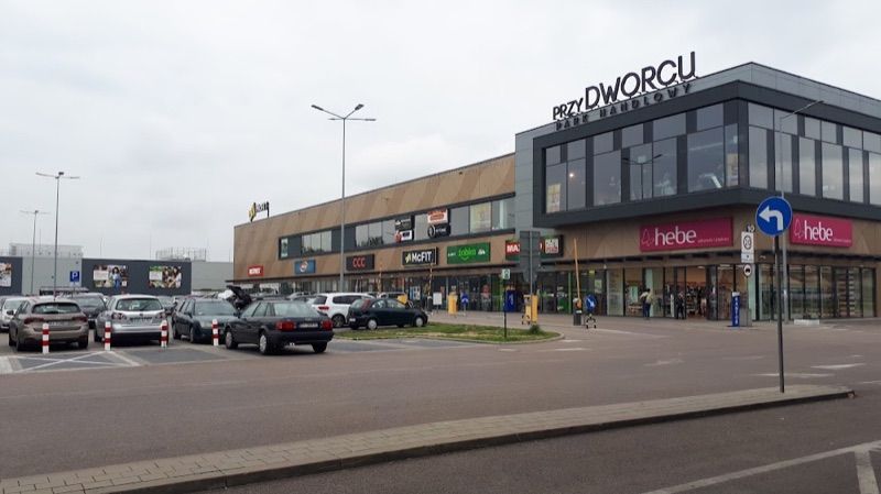 Park handlowy M Park, торговый центр рядом с вокзалом Белосток