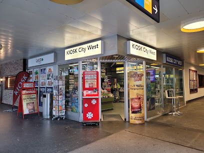 Kiosk City West, магазин рядом с вокзалом Bern