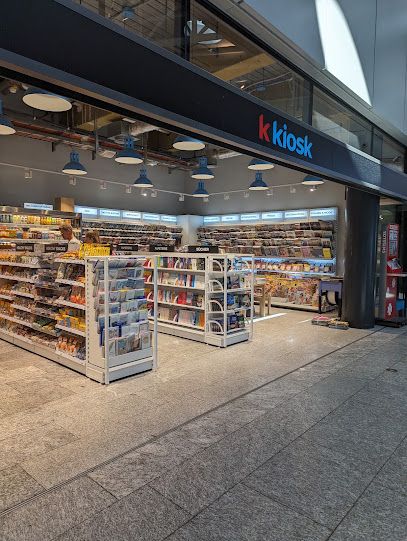 k kiosk, магазин рядом с вокзалом Zürich Flughafen