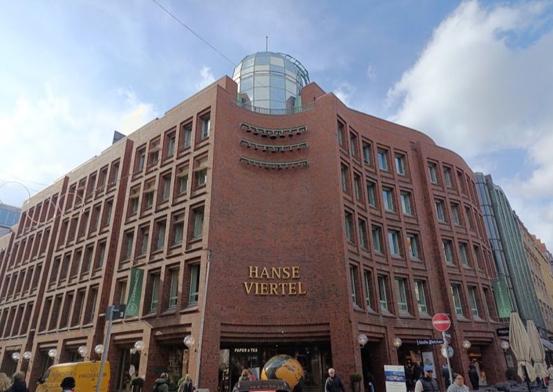 Hanse-Viertel, торговый центр рядом с вокзалом Dammtor