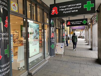 International Pharmacy Hauptbahnhof, магазин рядом с вокзалом München Hauptbahnhof