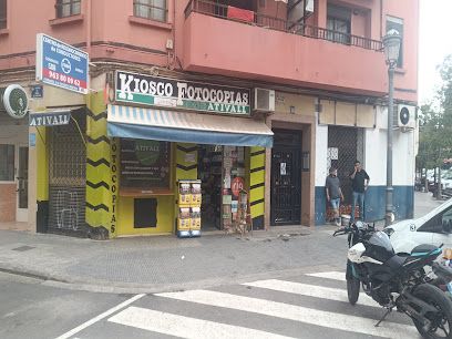 Kiosco Ativall, магазин рядом с вокзалом Joaquín Sorolla