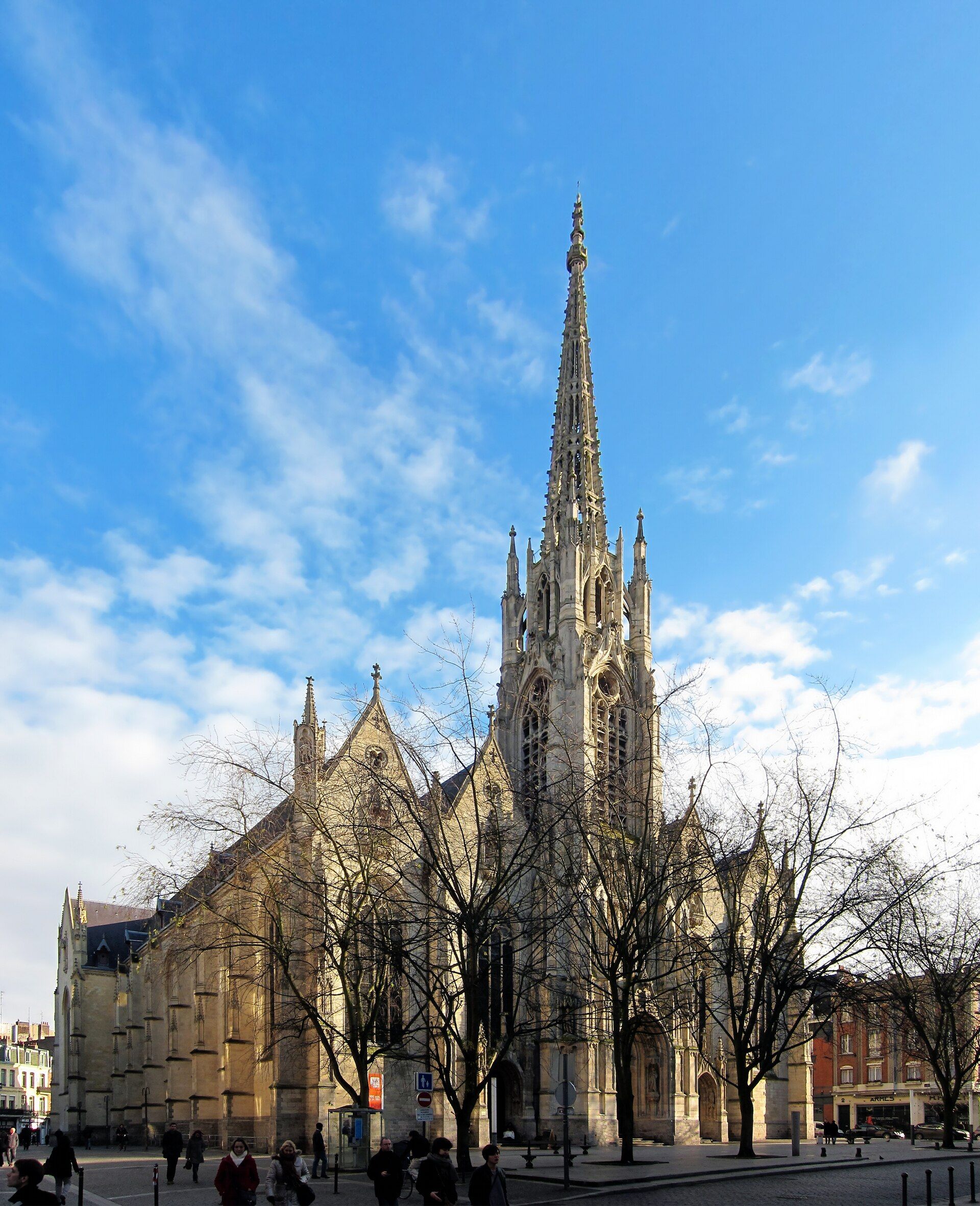 Église Saint-Maurice de Lille, atrakcja w pobliżu dworca Lille Flandres