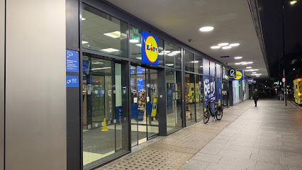 Lidl, магазин рядом с вокзалом Euston