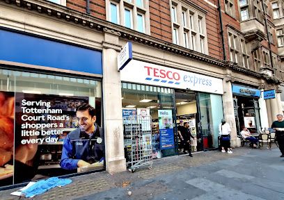 Tesco Express, магазин рядом с вокзалом Euston
