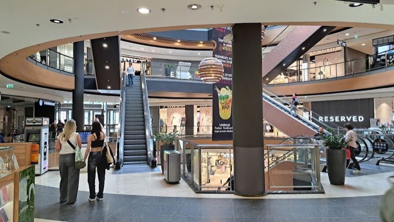 Galeria Metropolia, торговый центр рядом с вокзалом Гданьск-Вжещ
