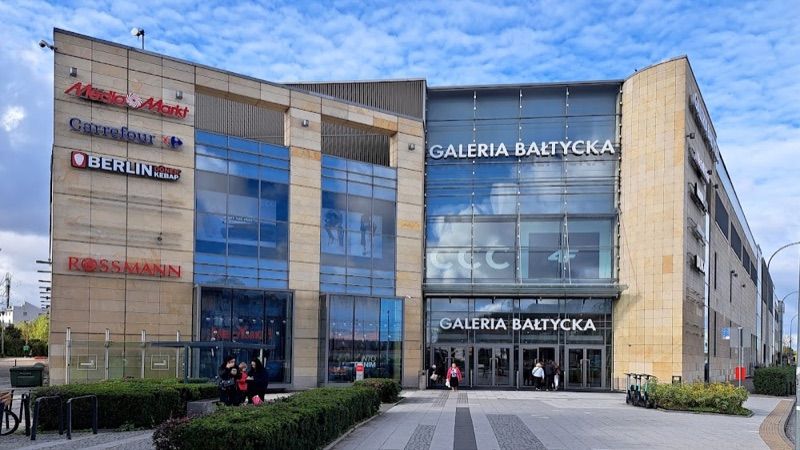 Galeria Bałtycka, торговый центр рядом с вокзалом Гданьск-Вжещ