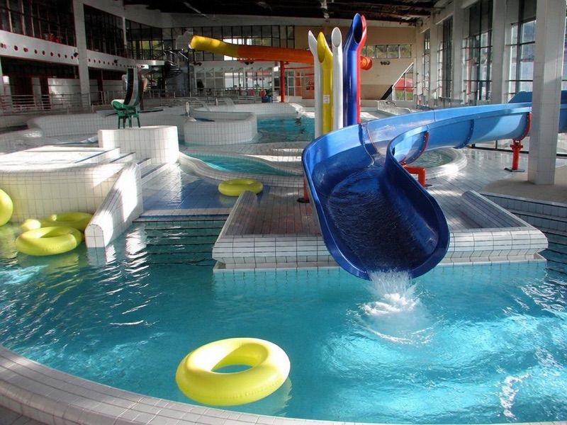 Aquapark LAGUNA - Centrum Sportu i Rekreacji w Gryfinie, atrakcja w pobliżu dworca Gryfino