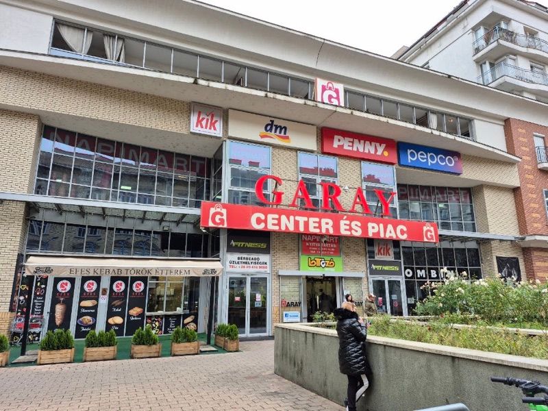 Garay Center, торговый центр рядом с вокзалом Budapest-Keleti