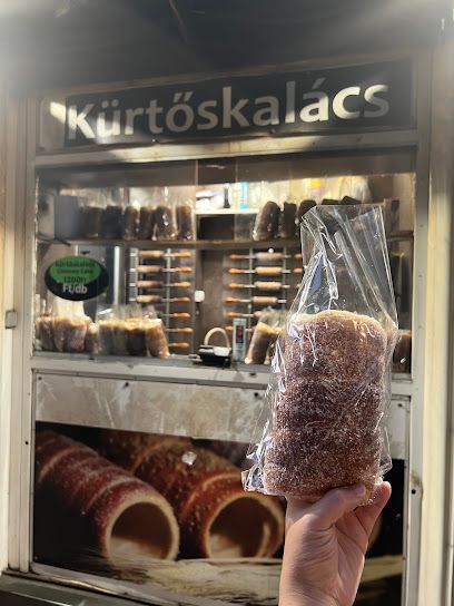 Fitzkey Chimney Cake, магазин рядом с вокзалом Budapest-Nyugati
