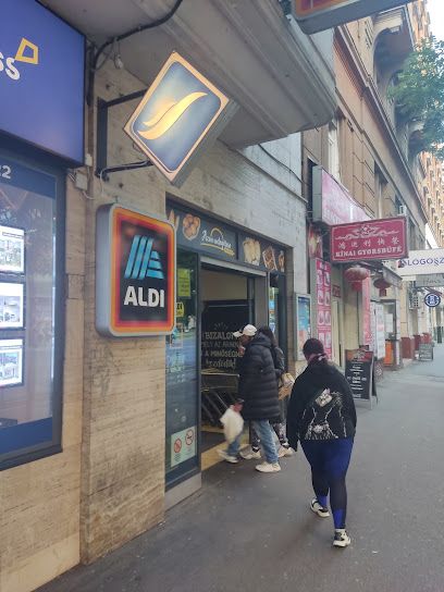 ALDI, магазин рядом с вокзалом Budapest-Nyugati