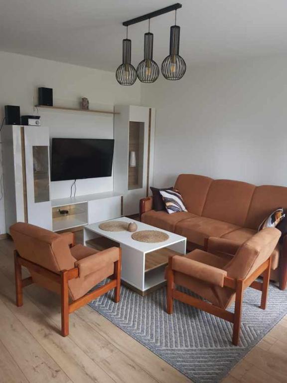 Apartament Chrobry, жильё рядом с вокзалом Кентшин