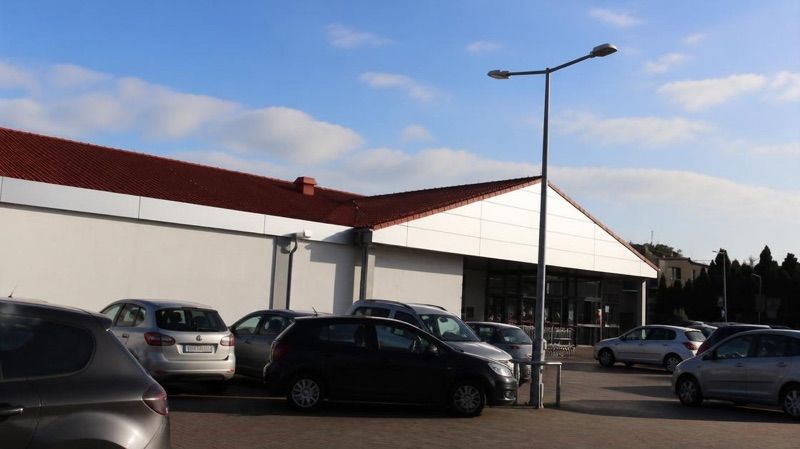 Lidl, sklep przy dworcu Kęty