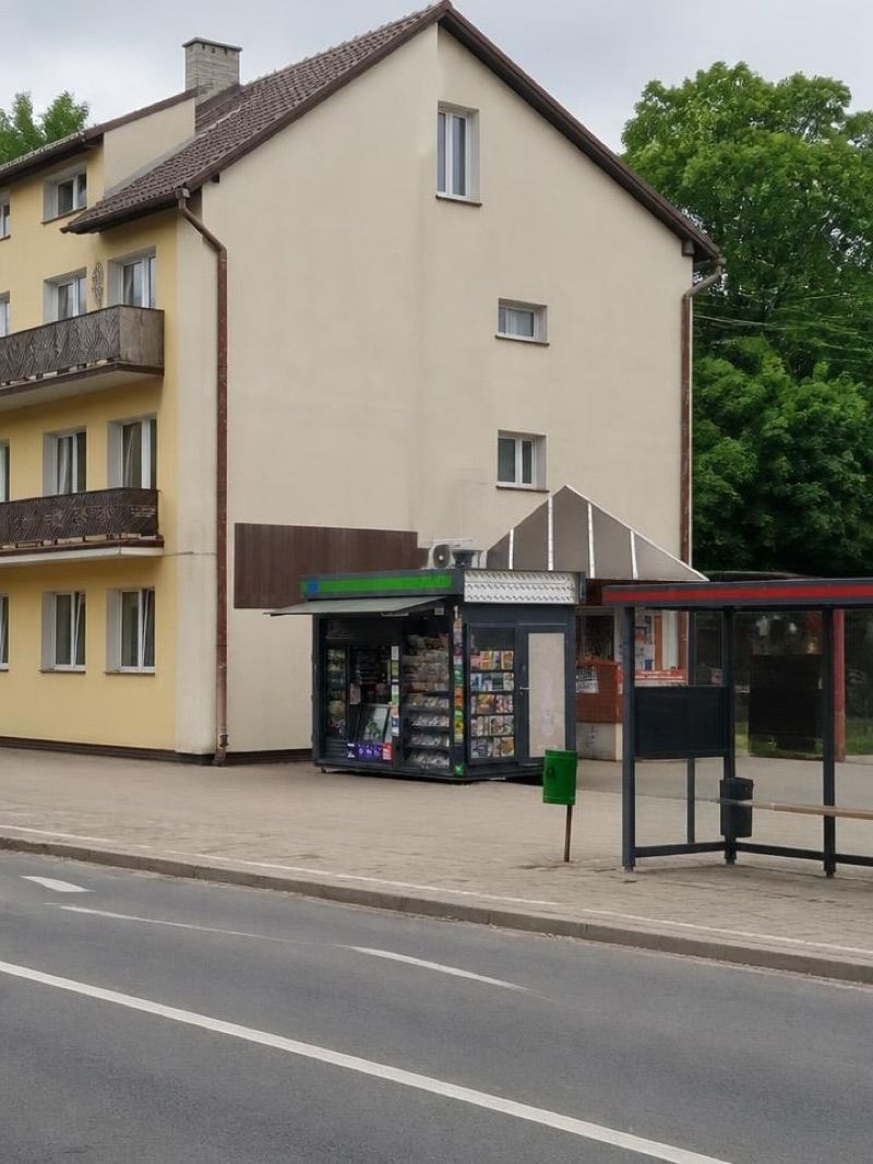 kiosk RUCH, sklep przy dworcu Konin
