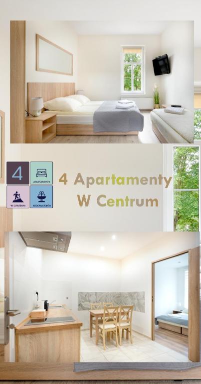 4 Apartamenty W Centrum, жильё рядом с вокзалом Кудова-Здруй