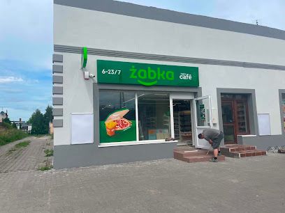 Żabka, магазин рядом с вокзалом Laskowice Pomorskie