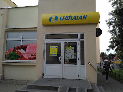 Lewiatan, магазин рядом с вокзалом Olsztyn Zachodni