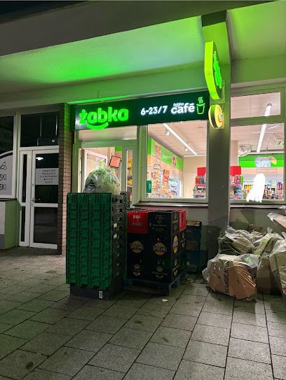 Żabka, магазин рядом с вокзалом Starogard Gdański