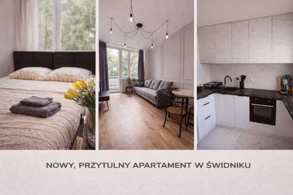 Black or White Świdnik Apartment's, жильё рядом с вокзалом Свидник-Място