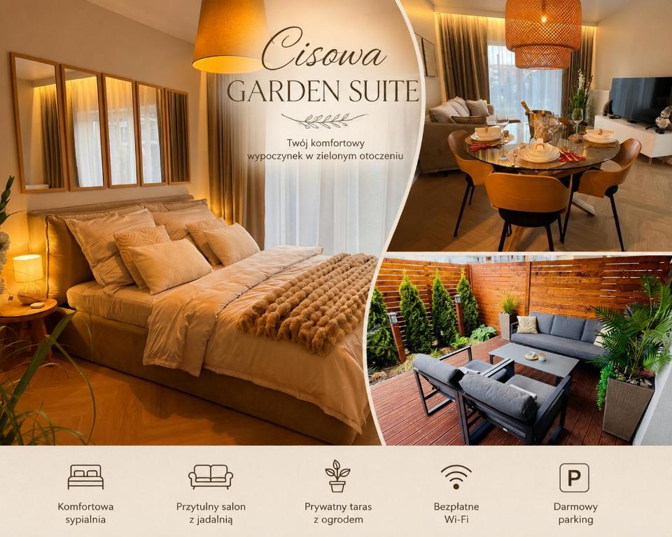 Cisowa Garden Suite, жильё рядом с вокзалом Свидник-Място