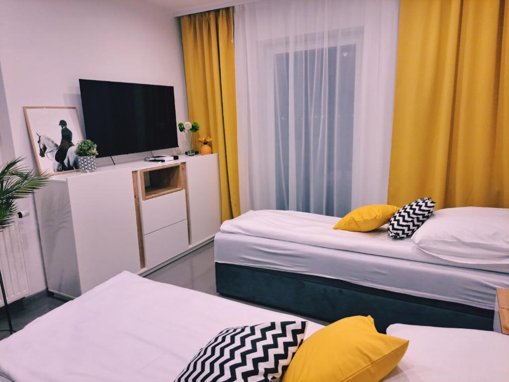 Apartament Olimpijski, жильё рядом с вокзалом Шамотулы