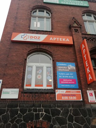Doz Apteka Dbam o Zdrowie, магазин рядом с вокзалом Toruń Miasto