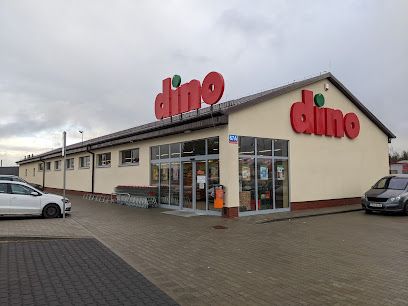 Dino, магазин рядом с вокзалом Trzcianka