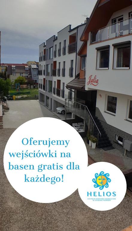 Apartamenty Julia APARTAMENTY OZONOWANE, жильё рядом с вокзалом Устроне-Морске